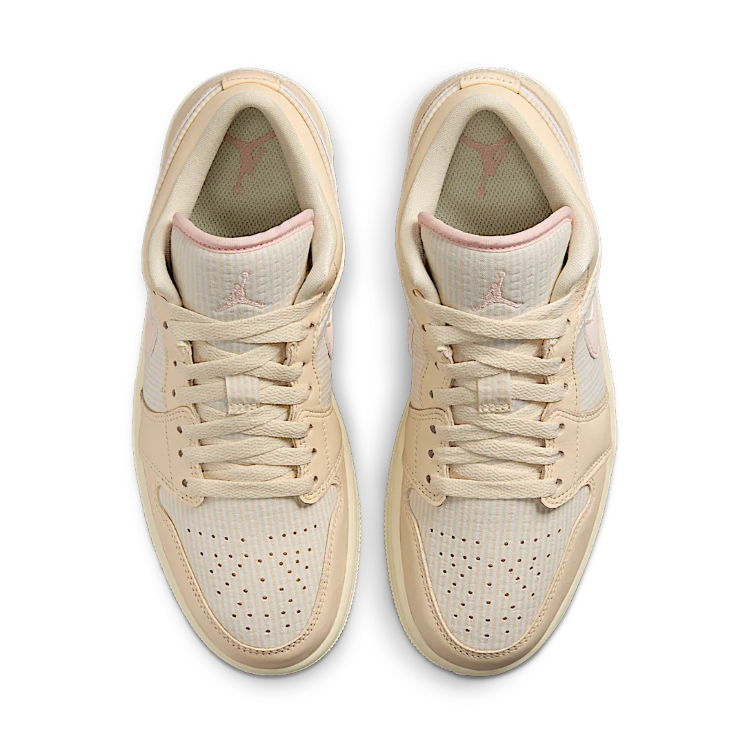 Overkicks - Air Jordan 1 Low SE Seersucker (FQ1925-100) - par completo