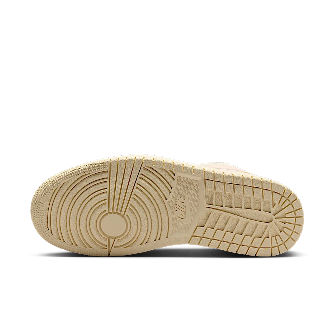 Overkicks - Air Jordan 1 Low SE Seersucker (FQ1925-100) - detalle suela
