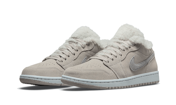 Overkicks - Air Jordan 1 Low SE Sherpa Fleece (DO0750-002) - vista trasera