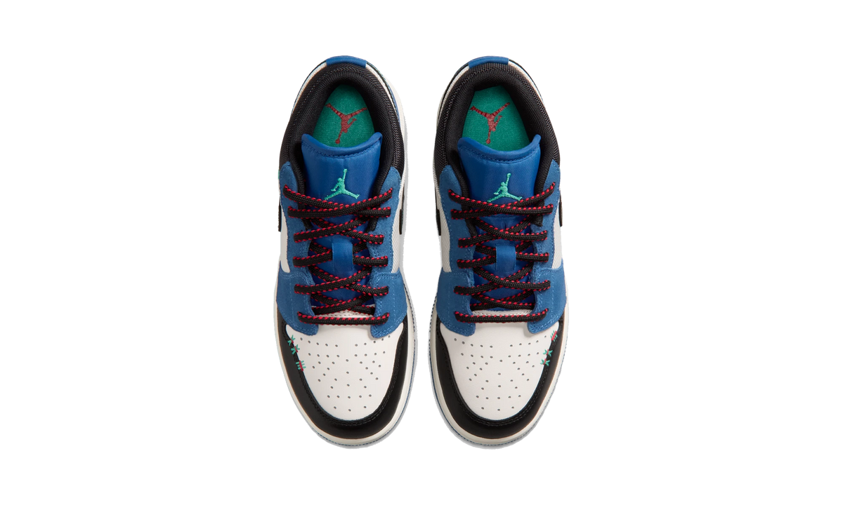 Overkicks - Air Jordan 1 Low SE True Blue Black (IO2062-400) - vista superior