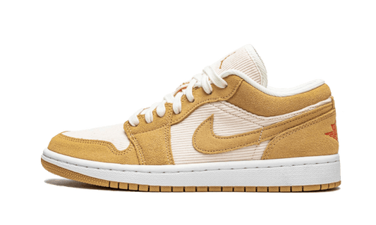 Overkicks - Air Jordan 1 Low SE Twine Orange Quartz Corduroy (DH7820-700) - vista lateral