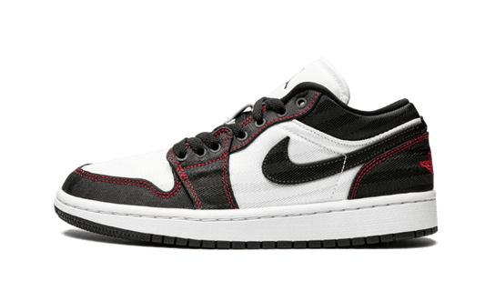 Overkicks - Air Jordan 1 Low SE Utility White Black Gym Red (DD9337-106) - vista lateral