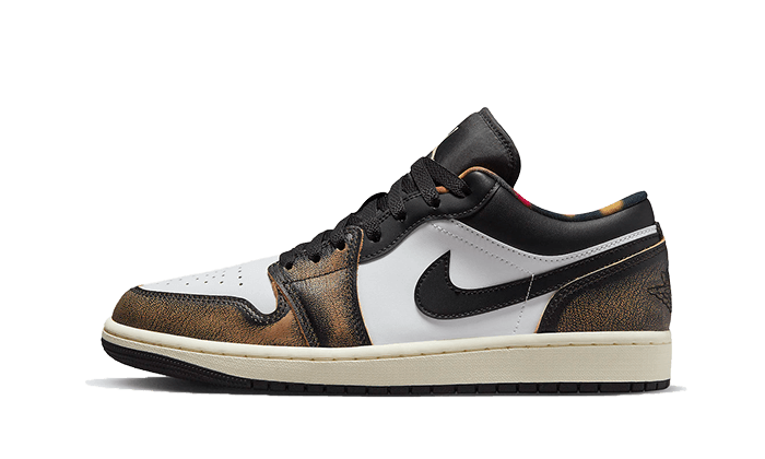Overkicks - Air Jordan 1 Low SE Wear Away Yellow (DQ8422-001) - vista lateral