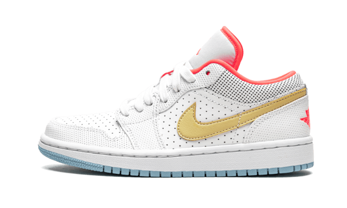 Overkicks - Air Jordan 1 Low SE White Sesame (DC9509-100) - vista lateral