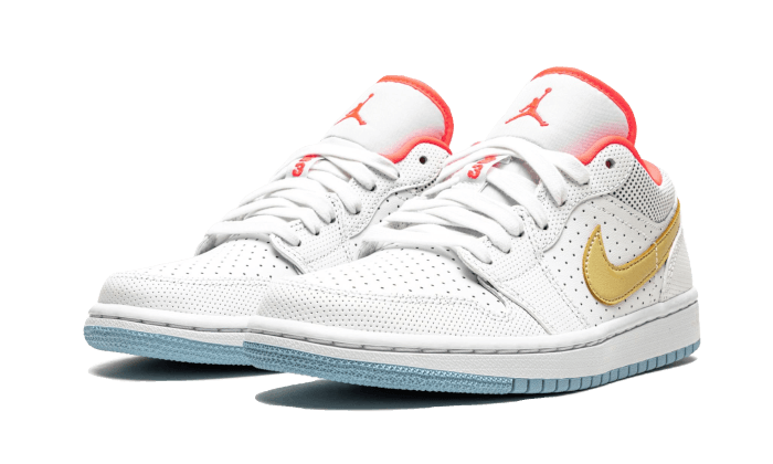 Overkicks - Air Jordan 1 Low SE White Sesame (DC9509-100) - vista trasera