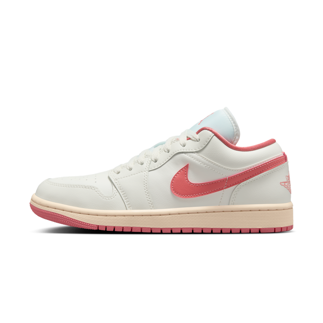 Overkicks - Air Jordan 1 Low Sail Guava Ice Pink Salt (DC0774-109) - vista lateral