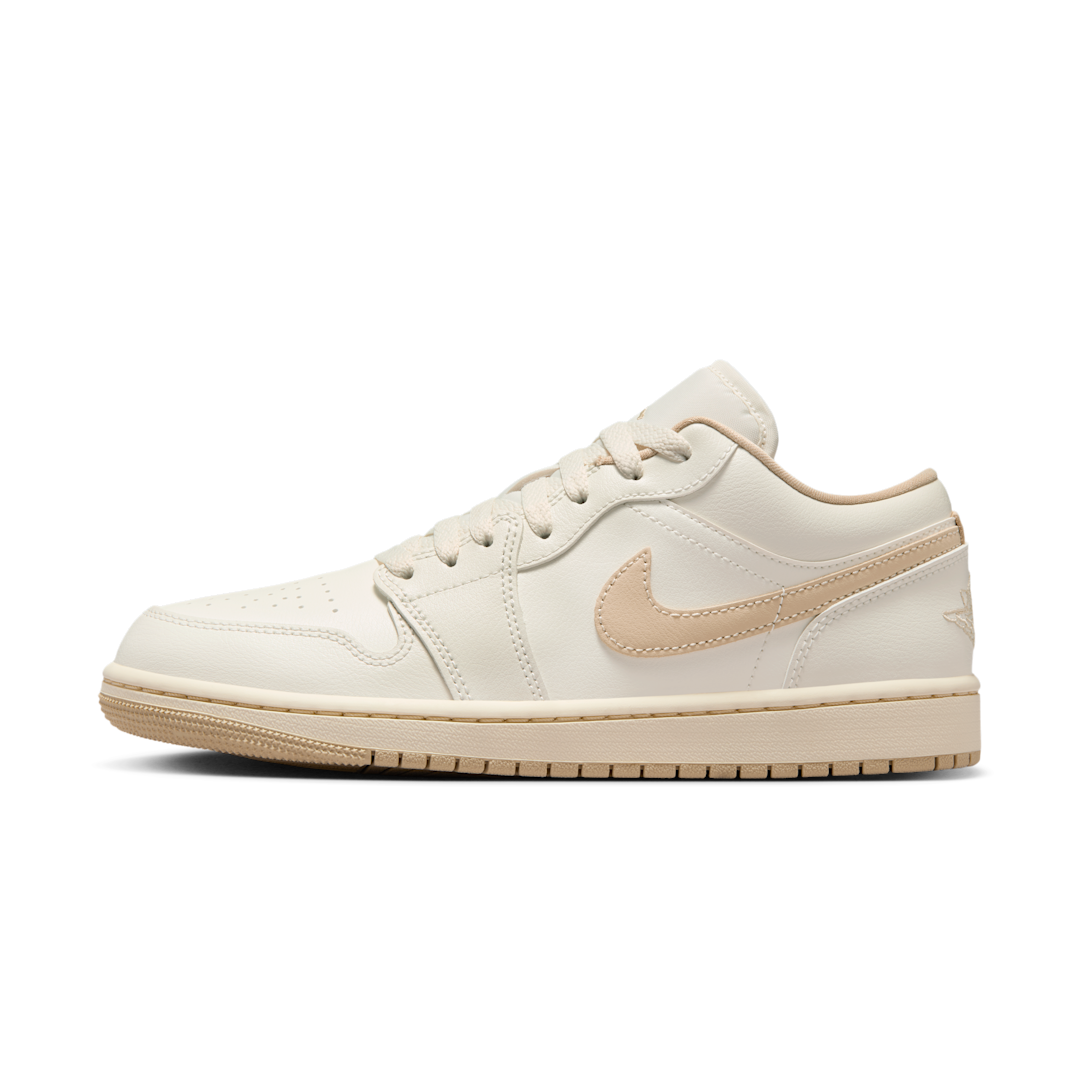 Overkicks - Air Jordan 1 Low Sail Rattan (DC0774-112) - vista lateral