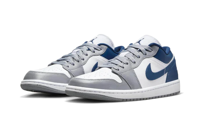 Overkicks - Air Jordan 1 Low Stealth French Blue (DC0774-042) - vista trasera