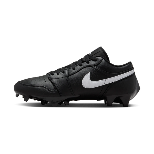 Overkicks - Air Jordan 1 Low TD Cleat Black White (FJ6245-001) - vista lateral