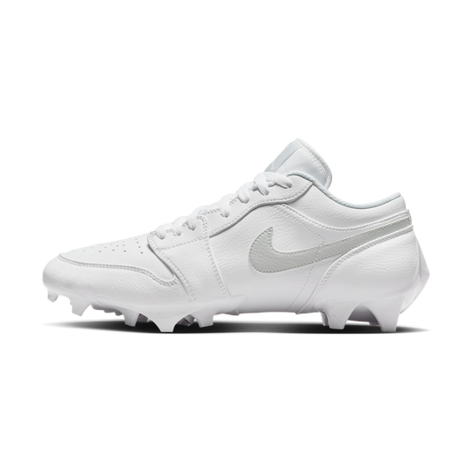 Overkicks - Air Jordan 1 Low TD Cleat White Grey Fog (FJ6245-101) - vista lateral