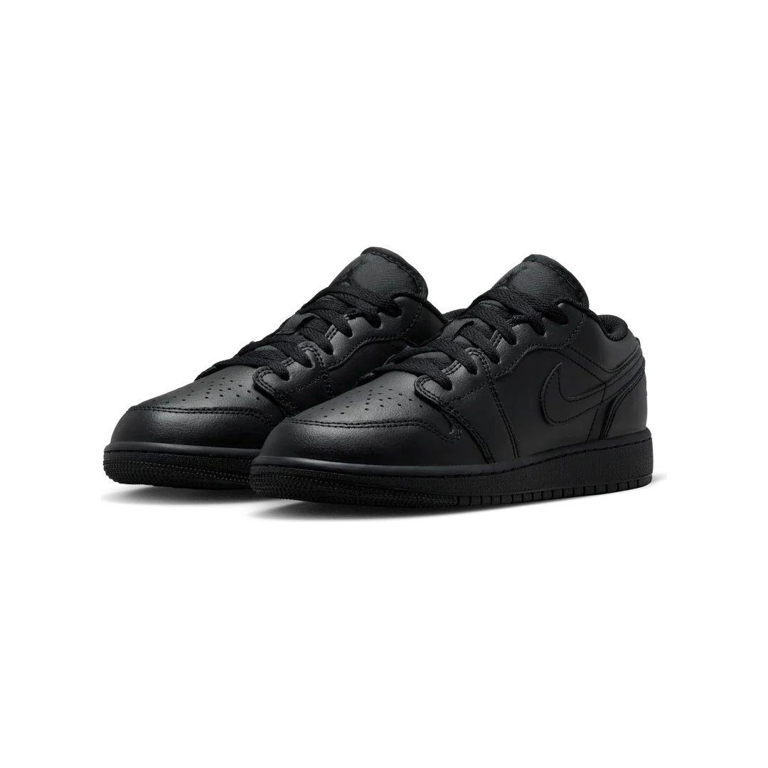 Overkicks - Air Jordan 1 Low Triple Black (2022) (GS) (553560-093) - imagen 2