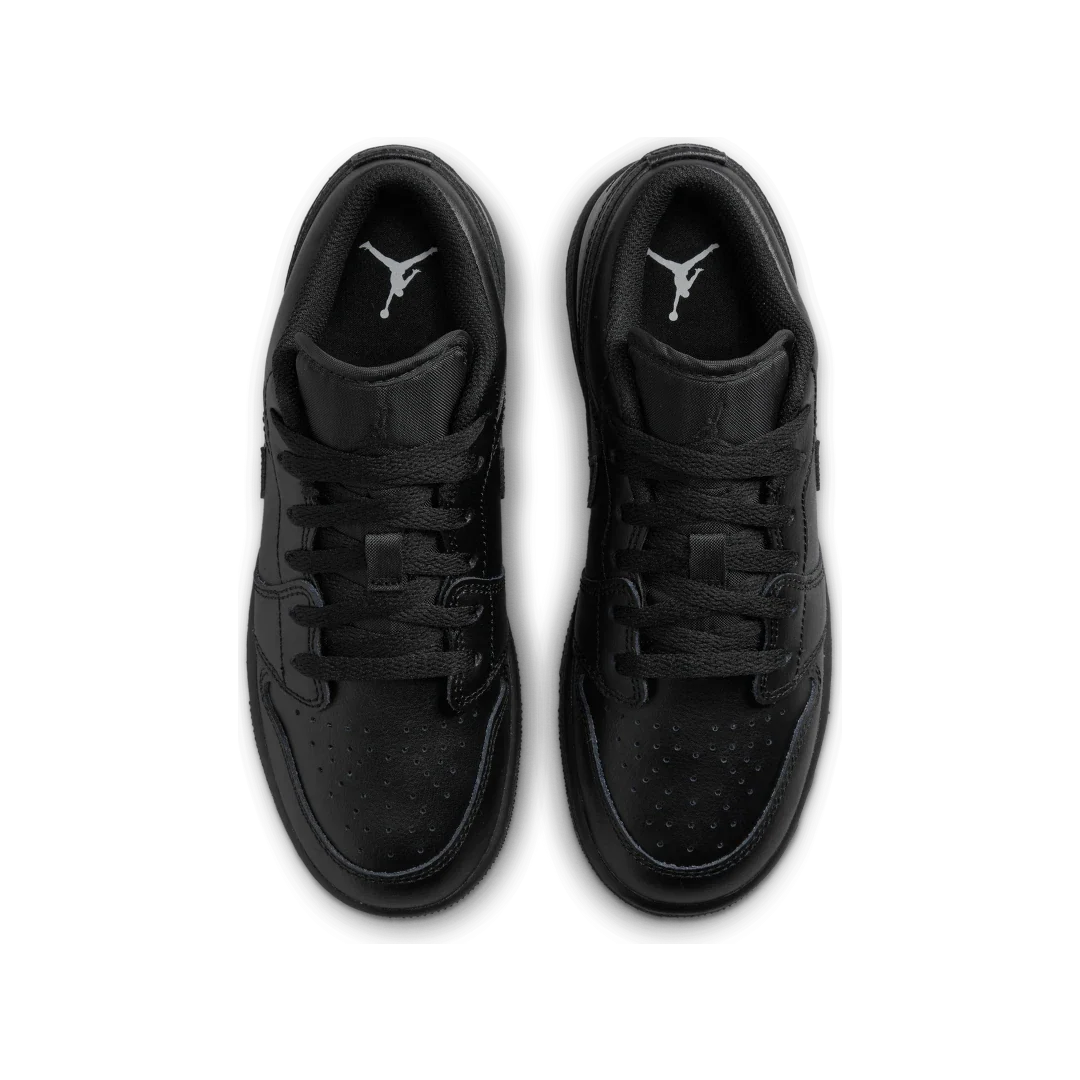 Overkicks - Air Jordan 1 Low Triple Black (2022) (GS) (553560-093) - imagen 3