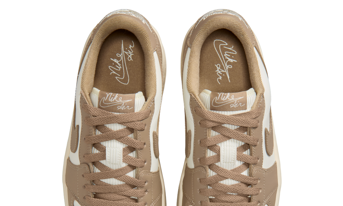 Overkicks - Air Jordan 1 Low Triple Stack Khaki Sail (HV8288-200) - vista superior