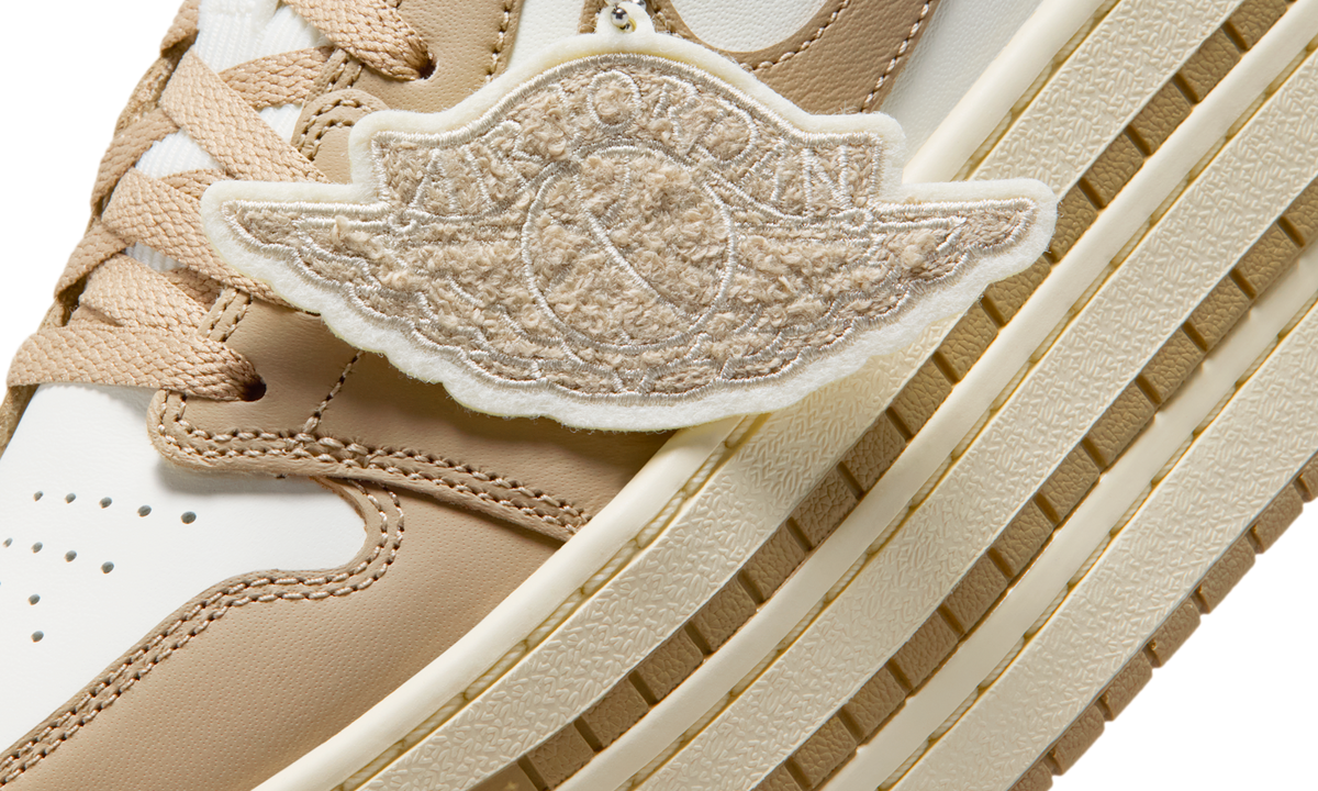 Overkicks - Air Jordan 1 Low Triple Stack Khaki Sail (HV8288-200) - detalle