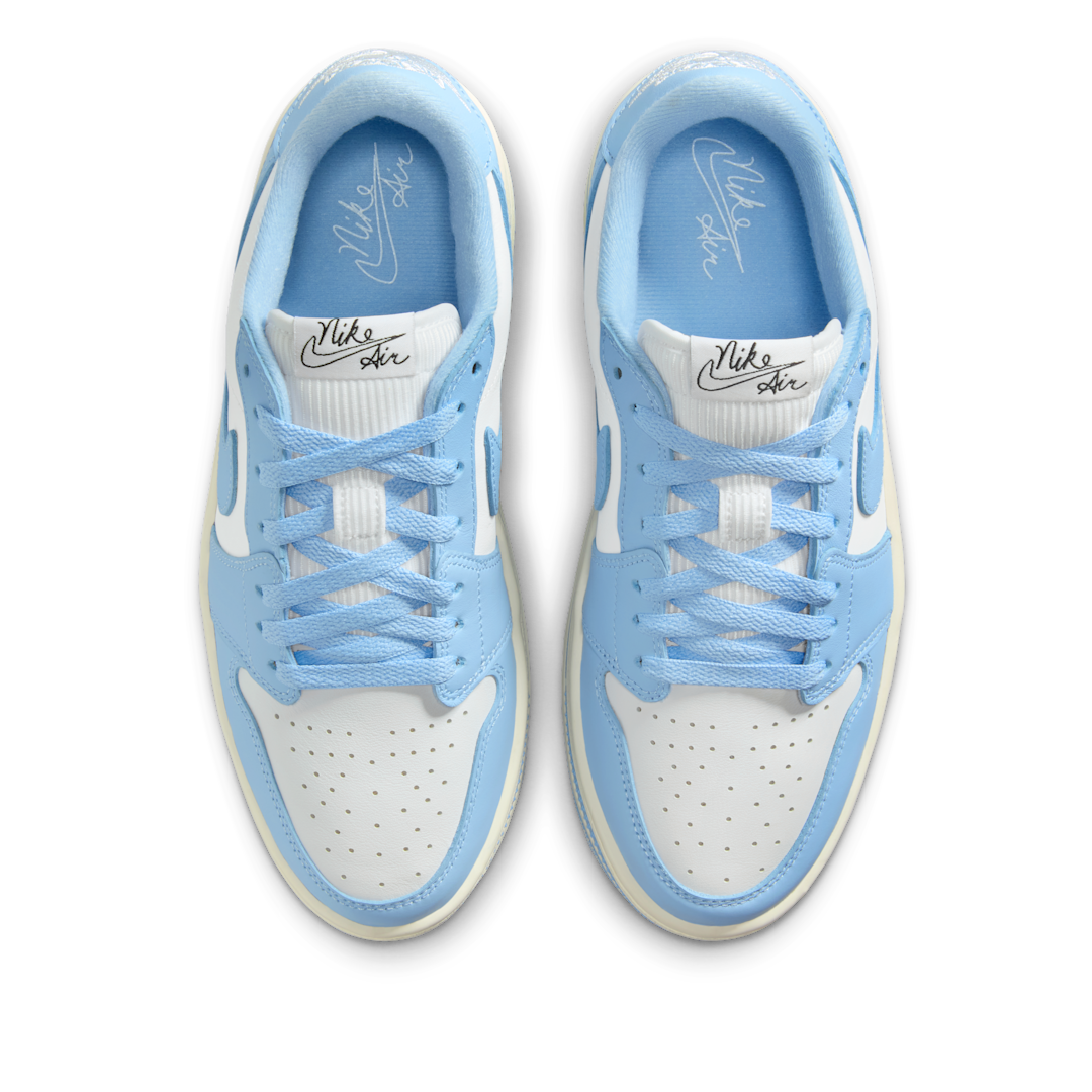 Overkicks - Air Jordan 1 Low Triple Stack Psychic Blue White (HV8288-402) - par completo
