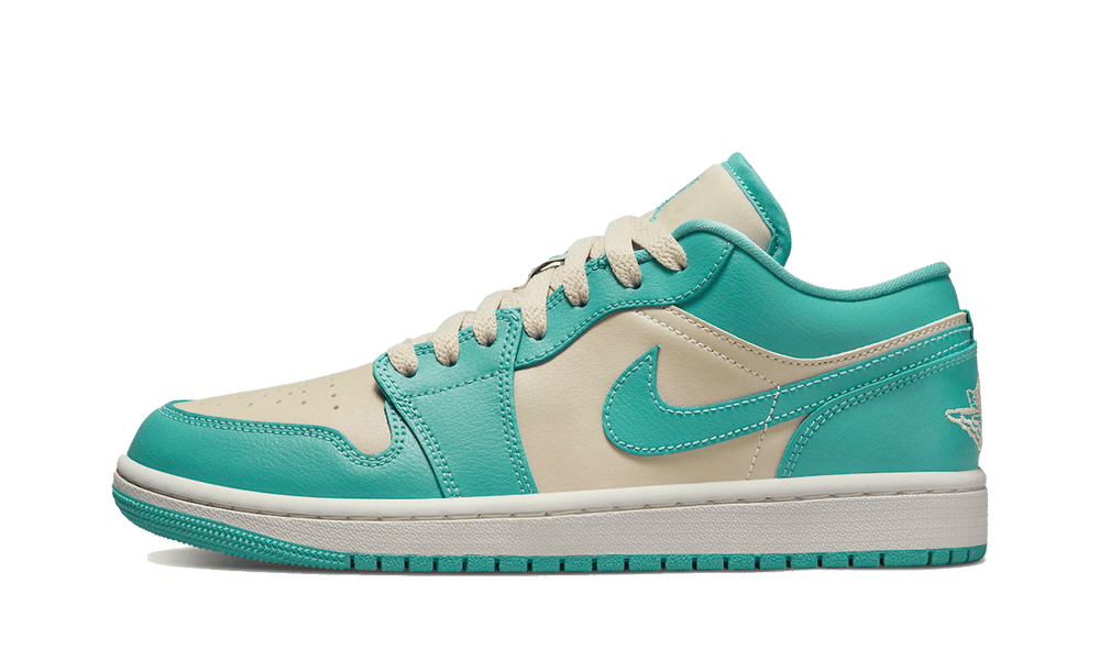 Overkicks - Air Jordan 1 Low Tropical Teal (DC0774-131) - vista lateral
