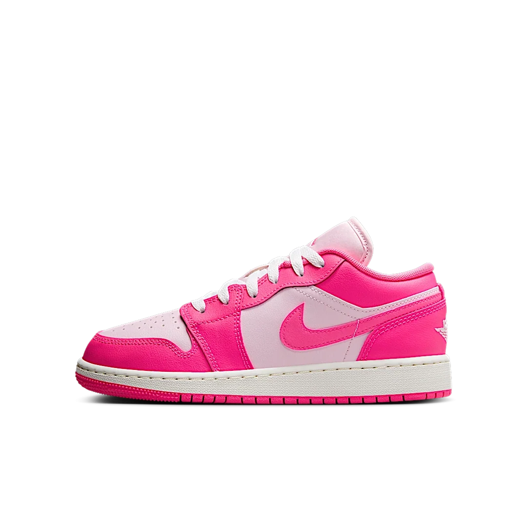 Overkicks - Air Jordan 1 Low Valentine's Day (GS) (553560-661) - vista lateral