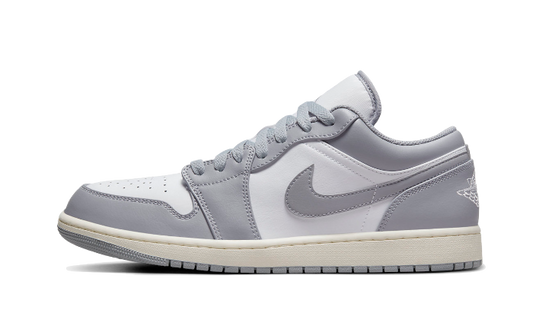 Overkicks - Air Jordan 1 Low Vintage Grey (GS) (553560-053) - vista lateral