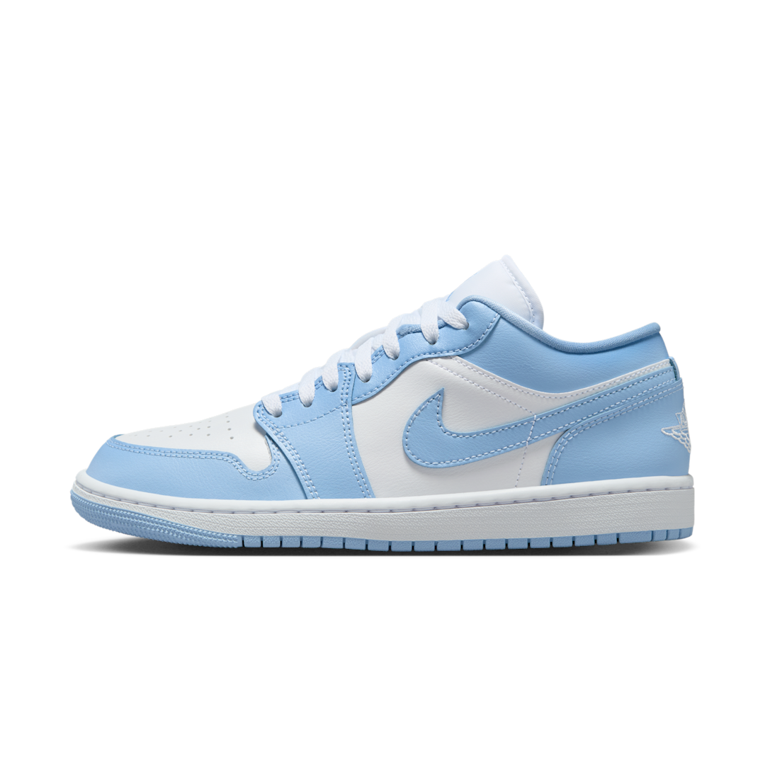 Overkicks - Air Jordan 1 Low White Aluminum (DC0774-142) - vista lateral