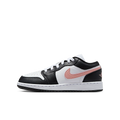 Air Jordan 1 Low White Black Rust Pink (GS)