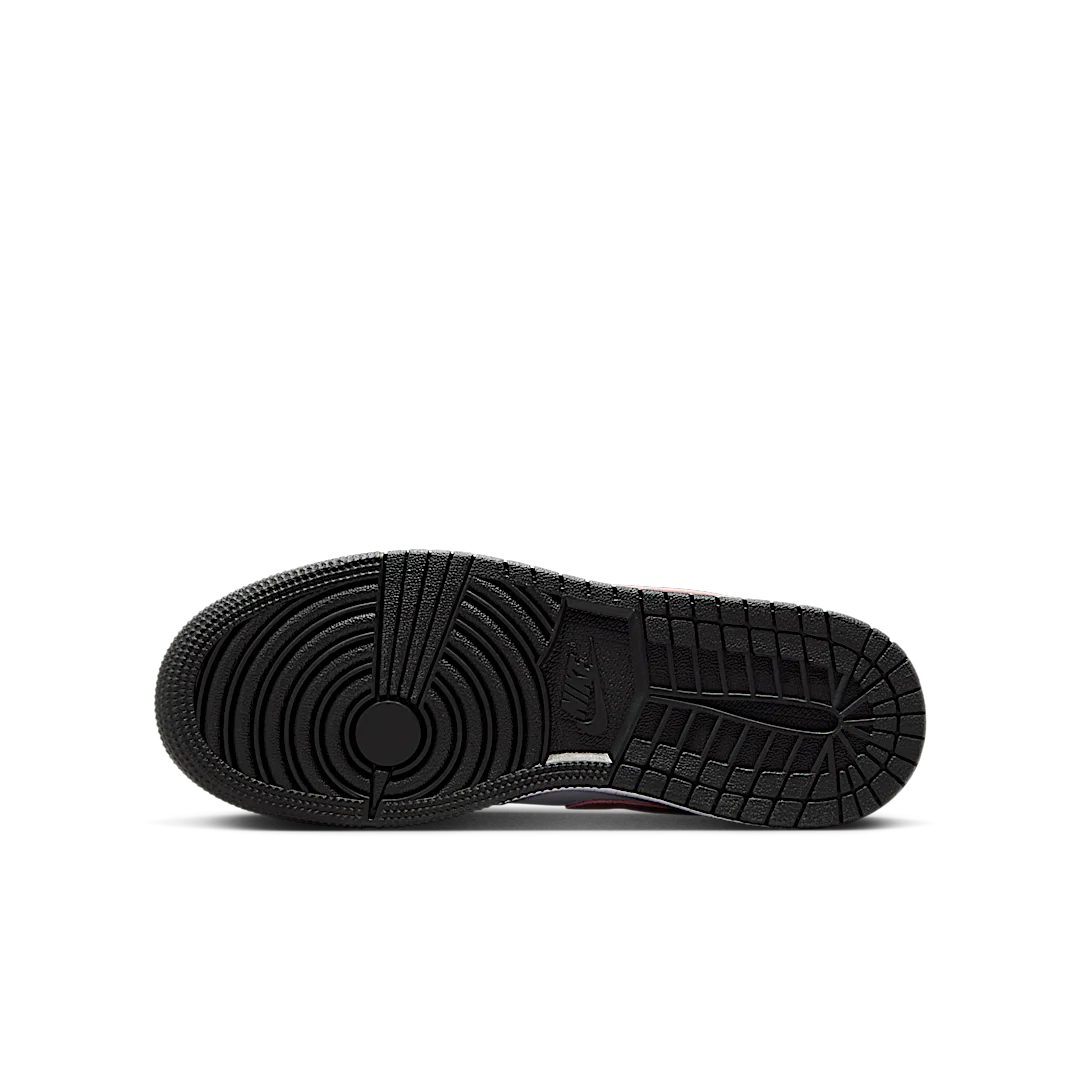 Overkicks - Air Jordan 1 Low White Black Rust Pink (GS) (553560-165) - imagen 4