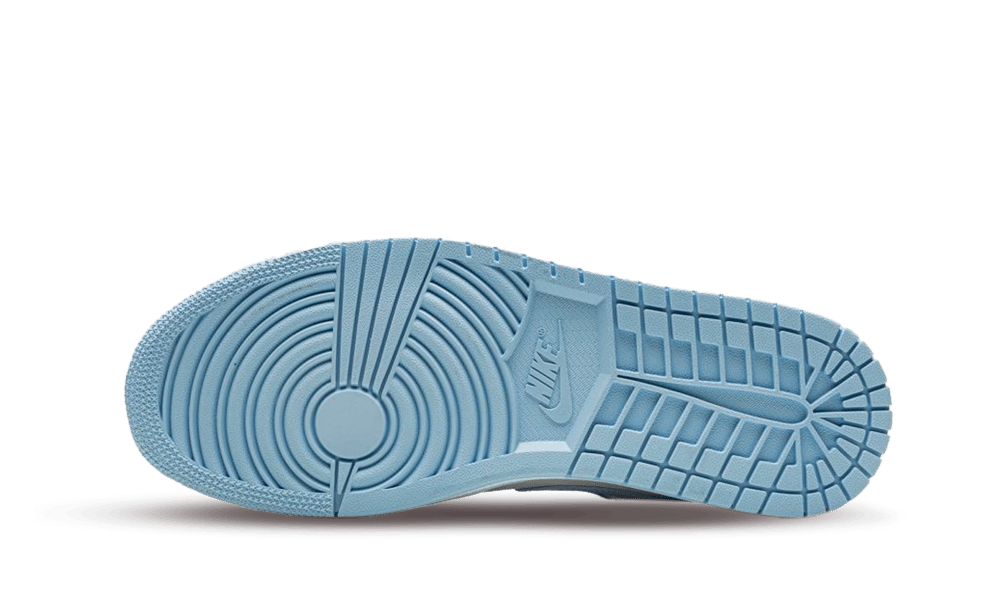 Overkicks - Air Jordan 1 Low White Ice Blue (DC0774-141) - detalle suela