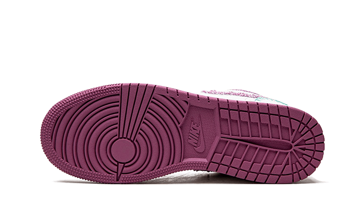 Overkicks - Air Jordan 1 Low White Light Bordeaux (GS) (DM9037-100) - imagen 4