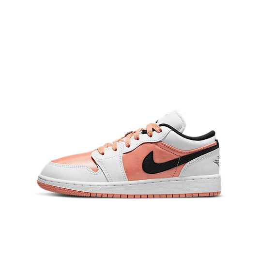 Overkicks - Air Jordan 1 Low White Light Madder Root (GS) (DM8960-801) - vista lateral