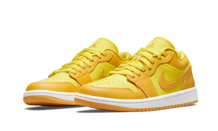 Overkicks - Air Jordan 1 Low Yellow Strike (DC0774-700) - vista trasera