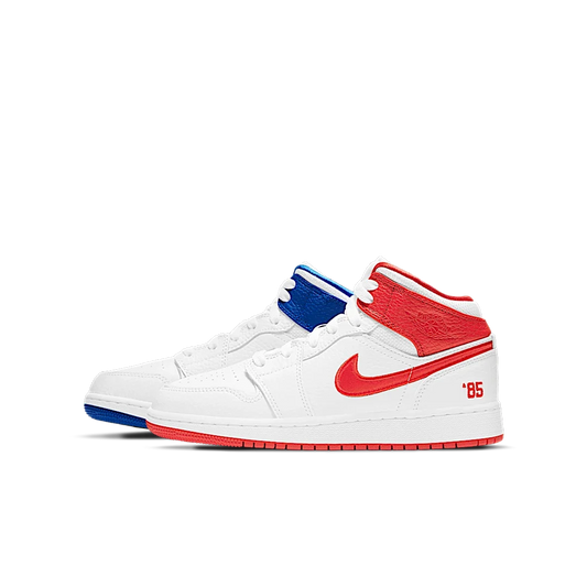 Overkicks - Air Jordan 1 Mid '85 (GS) (DH0200-100) - vista lateral