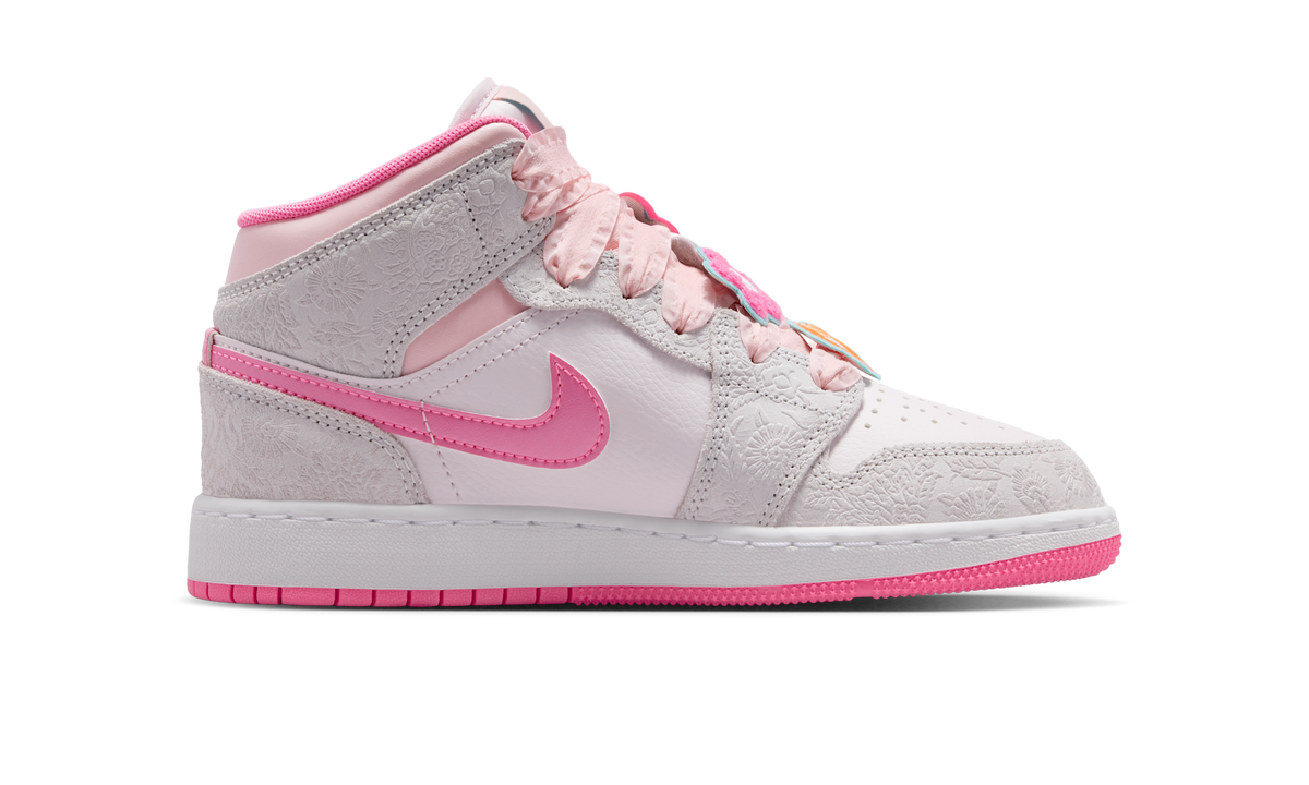 Overkicks - Air Jordan 1 Mid ALT SE Spring Flowers (GS) (II0592-001) - imagen 4