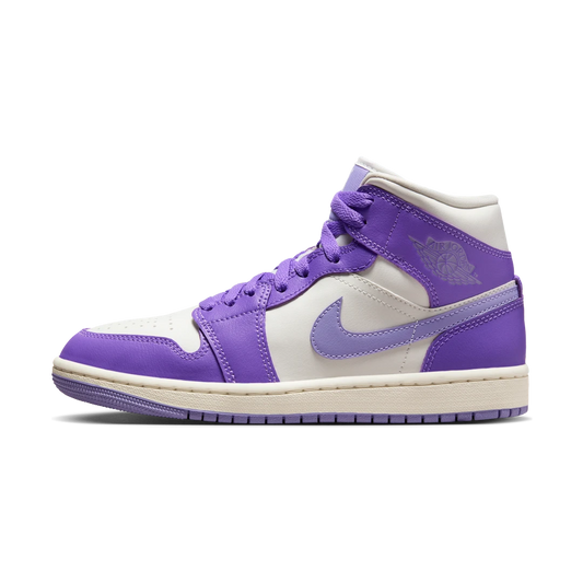 Overkicks - Air Jordan 1 Mid Action Grape (BQ6472-504) - vista lateral