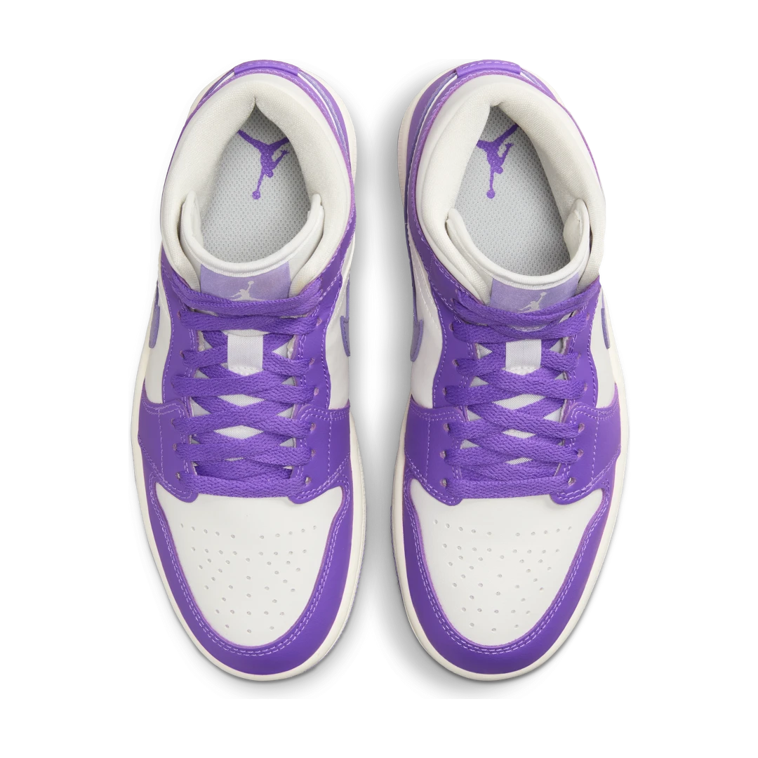 Overkicks - Air Jordan 1 Mid Action Grape (BQ6472-504) - par completo