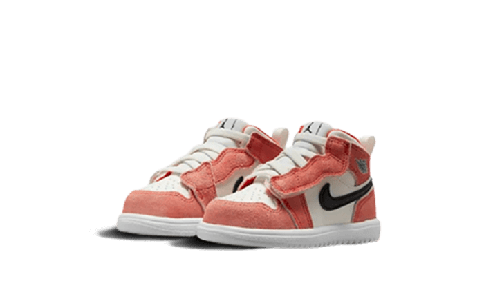Overkicks - Air Jordan 1 Mid Alt SE Orange Suede (TD) (DZ4469-800) - imagen 2