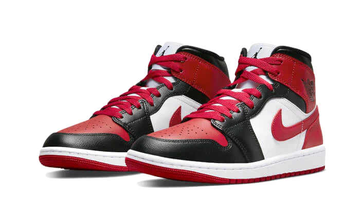 Overkicks - Air Jordan 1 Mid Alternate Bred Toe (BQ6472-079) - vista trasera