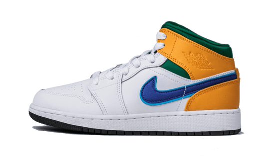 Overkicks - Air Jordan 1 Mid Alternate Multi-Color (554725-128) - vista lateral