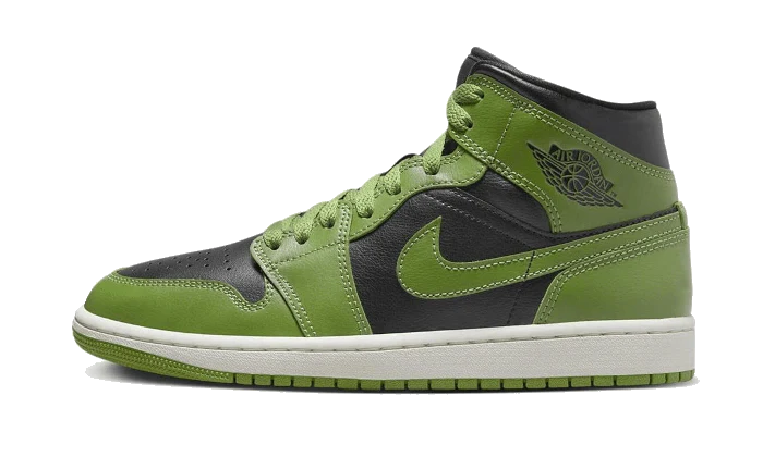 Overkicks - Air Jordan 1 Mid Altitude Green (BQ6472-031) - vista lateral