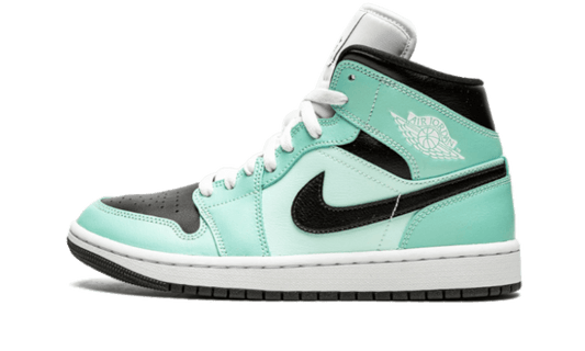 Overkicks - Air Jordan 1 Mid Aqua Blue Tint (BQ6472-300) - vista lateral