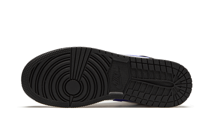 Overkicks - Air Jordan 1 Mid Black Racer Blue White (GS) (554725-084) - imagen 4