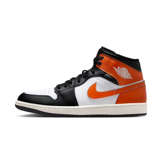 Overkicks - Air Jordan 1 Mid Black Toe Starfish (DQ8426-801) - vista lateral