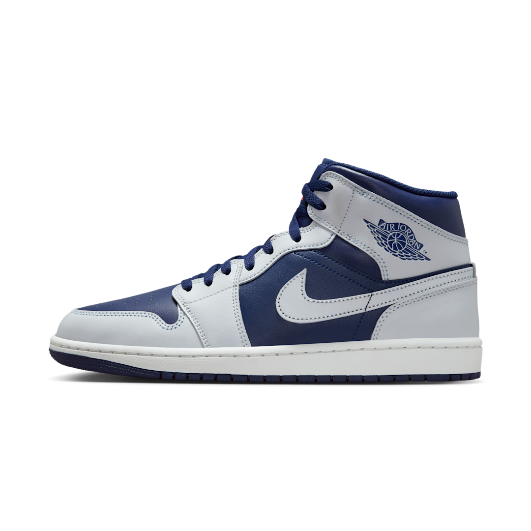Overkicks - Air Jordan 1 Mid Blue Void (DQ8426-403) - vista lateral