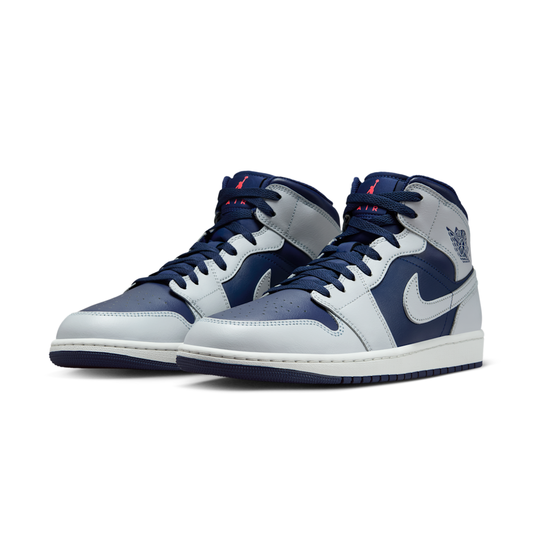 Overkicks - Air Jordan 1 Mid Blue Void (DQ8426-403) - vista trasera