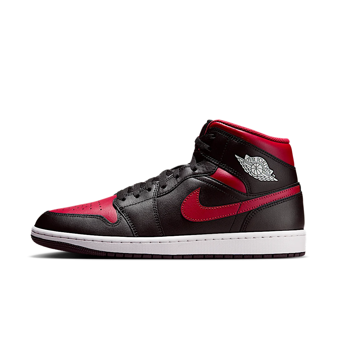 Overkicks - Air Jordan 1 Mid Bred Twist (DQ8426-067) - vista lateral