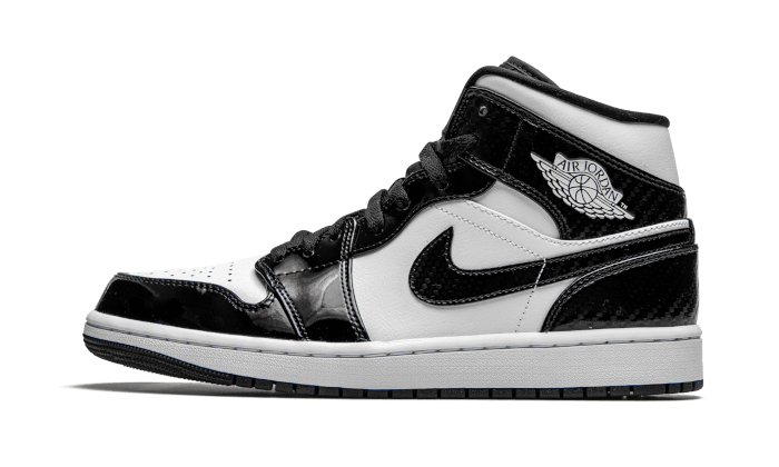 Overkicks - Air Jordan 1 Mid Carbon Fiber All-Star (2021) (DD1649-001) - vista lateral
