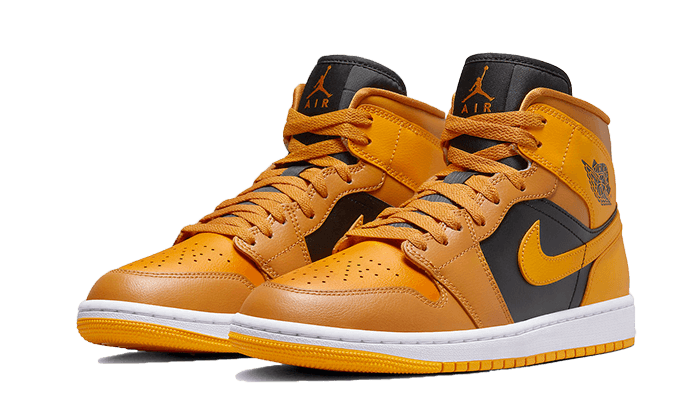 Overkicks - Air Jordan 1 Mid Chutney Taxi (BQ6472-700) - vista trasera