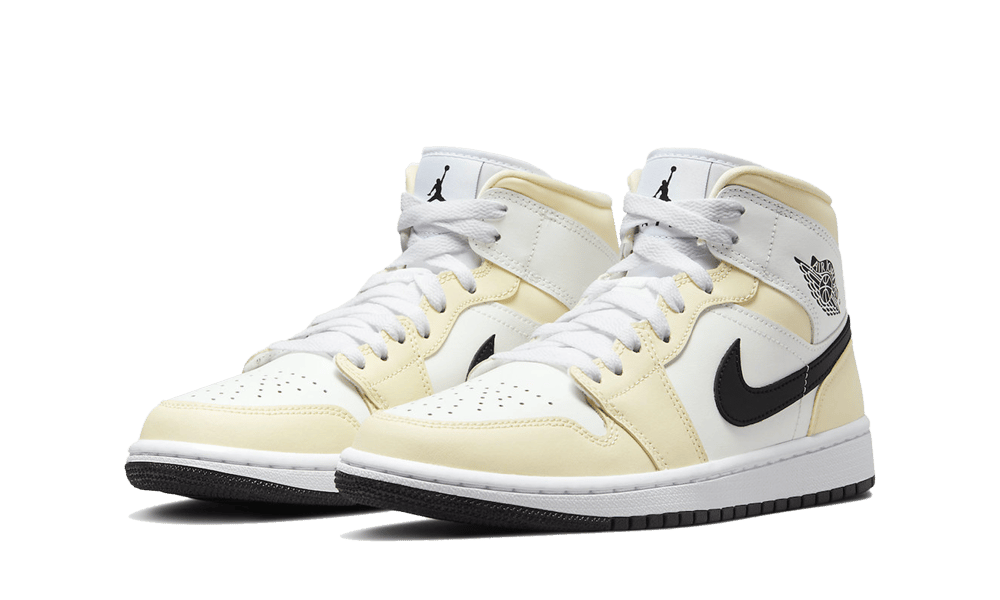Overkicks - Air Jordan 1 Mid Coconut Milk (BQ6472-121) - vista trasera