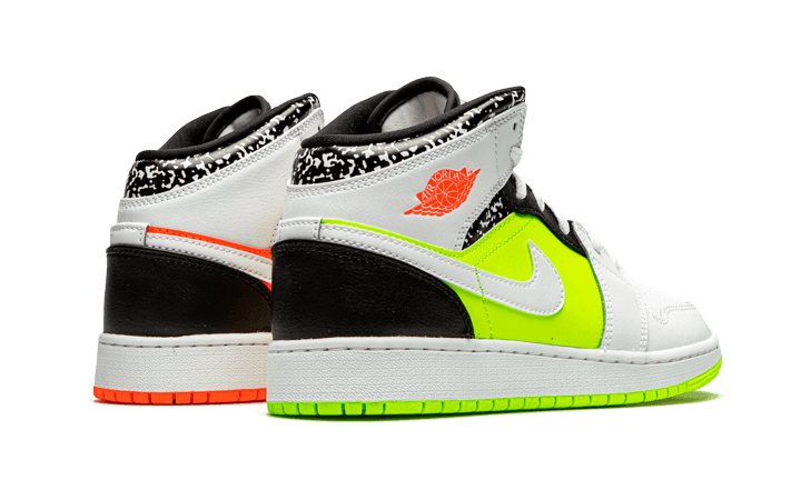 Overkicks - Air Jordan 1 Mid Composition Notebook (GS) (554725-870) - imagen 3