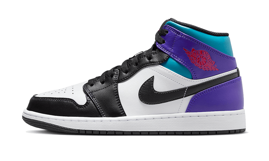 Overkicks - Air Jordan 1 Mid Court Purple Tropical Twist (DQ8426-154) - vista lateral
