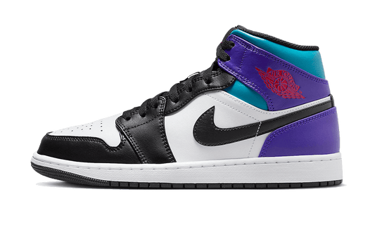 Overkicks - Air Jordan 1 Mid Court Purple Tropical Twist (DQ8426-154) - vista lateral