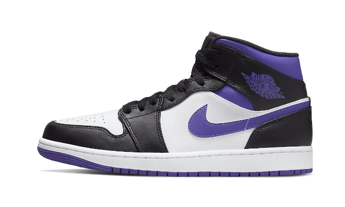 Overkicks - Air Jordan 1 Mid Dark Iris (554724-095) - vista lateral